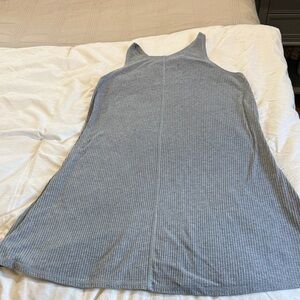 Love, Fire Gray Ribbed Top